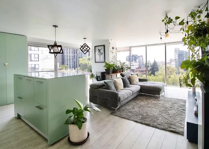 View For Plant Lovers In Condesa Appartement